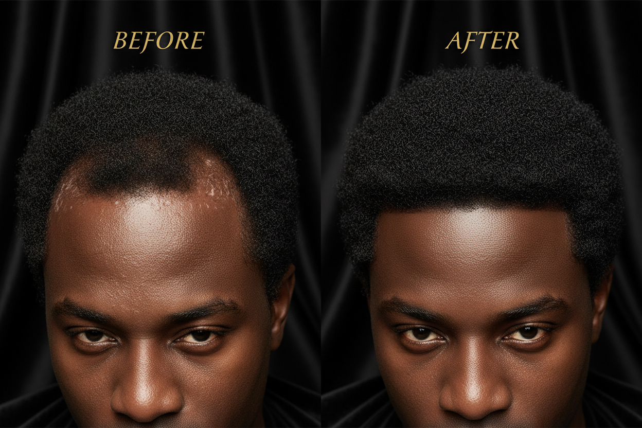 Before & After – Black Man