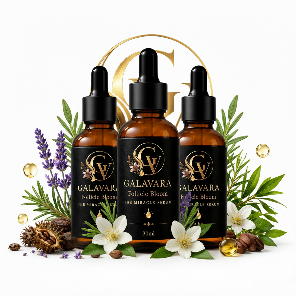 Galavara Follicle Bloom 3-Bottle Bundle Square