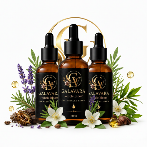 Galavara Follicle Bloom 3-Bottle Bundle Square